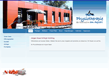 Tablet Screenshot of physiotherapie-am-aquari.de